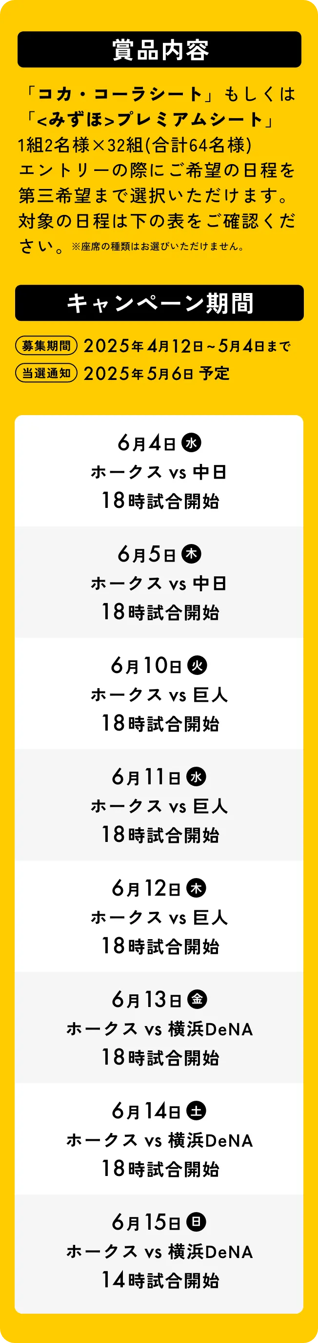 キャンペーン詳細